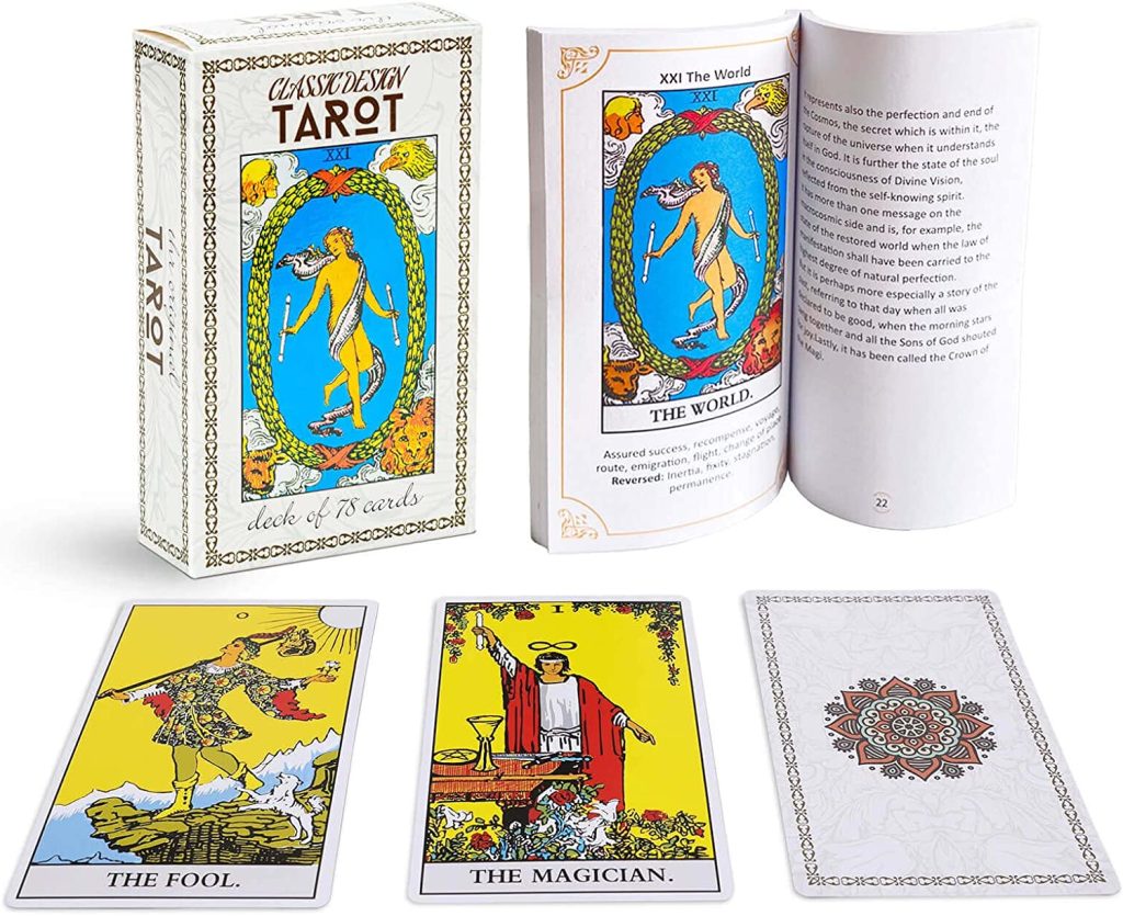 Dionysus Classic Design Tarot Cards Deck with Guidebook Florida Psychics